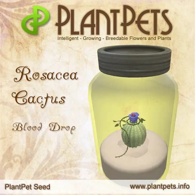 Poster for Rosacea Cactus *Blood Drop*