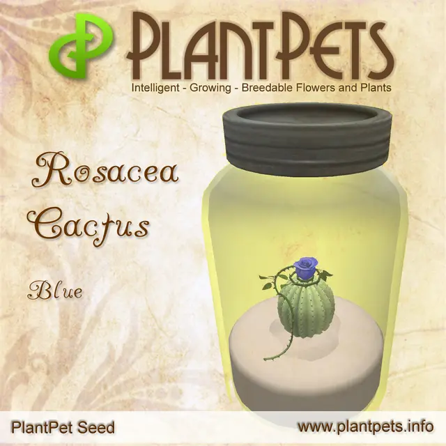 Poster for Rosacea Cactus *Blue*