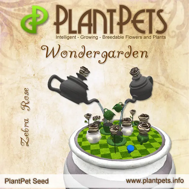 Poster for Wondergarden *Zebra Rose*