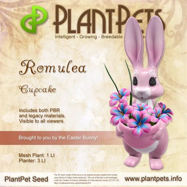 Poster for Romulea *Cupcake*