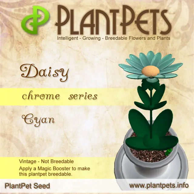 Poster for Daisy *Chrome Cyan*